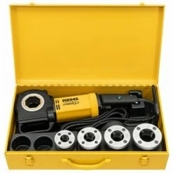 REMS Amigo Set R1/2 + 3/4 + 1 + 1 1/4'' | Elektrische Profi Gewinde-Schneidkluppe